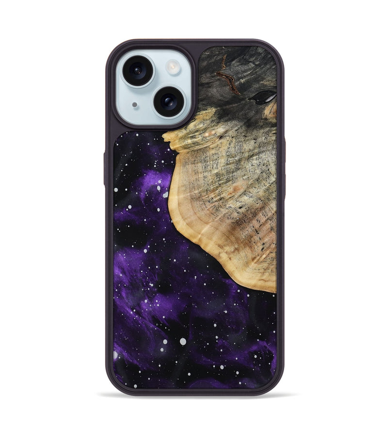 iPhone 15 Wood Phone Case - Elwood (Cosmos, 814492)