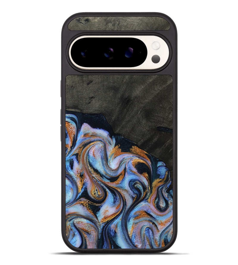 Pixel 9 Pro XL Wood Phone Case - Hollie (Teal & Gold, 814500)