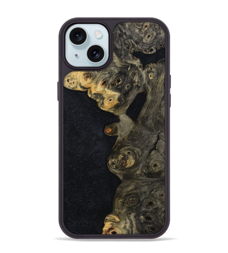 iPhone 15 Plus Wood Phone Case - Kylen (Wood Burl, 814510)