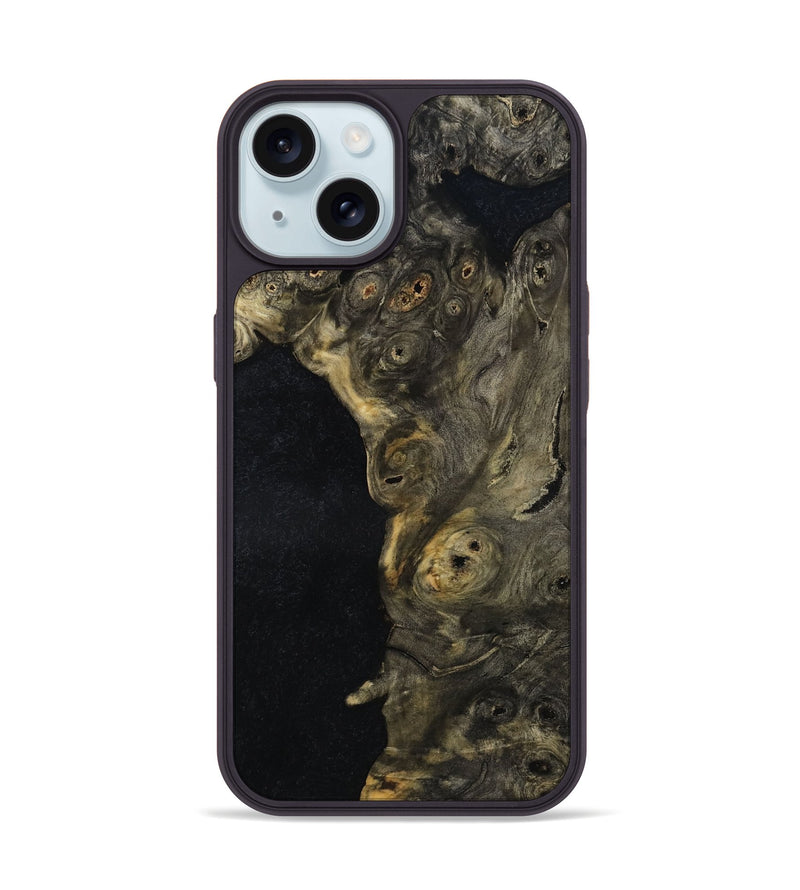 iPhone 15 Wood Phone Case - Vernon (Wood Burl, 814512)