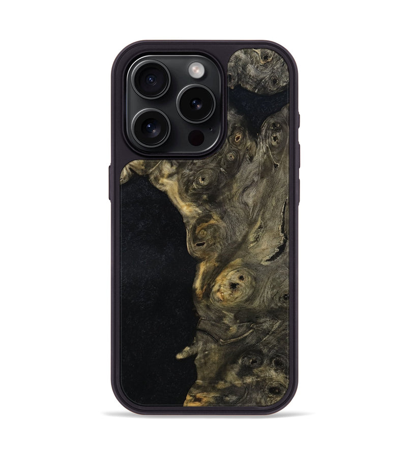 iPhone 15 Pro Wood Phone Case - Vernon (Wood Burl, 814512)