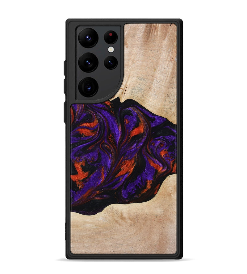 Galaxy S22 Ultra Wood Phone Case - Elora (Purple, 814518)
