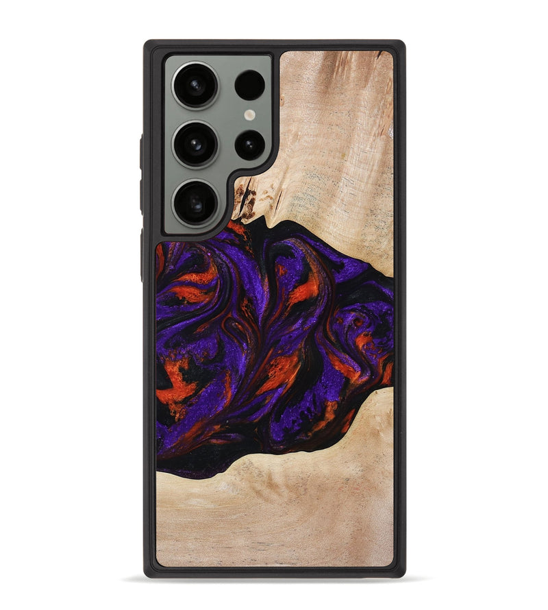 Galaxy S23 Ultra Wood Phone Case - Elora (Purple, 814518)