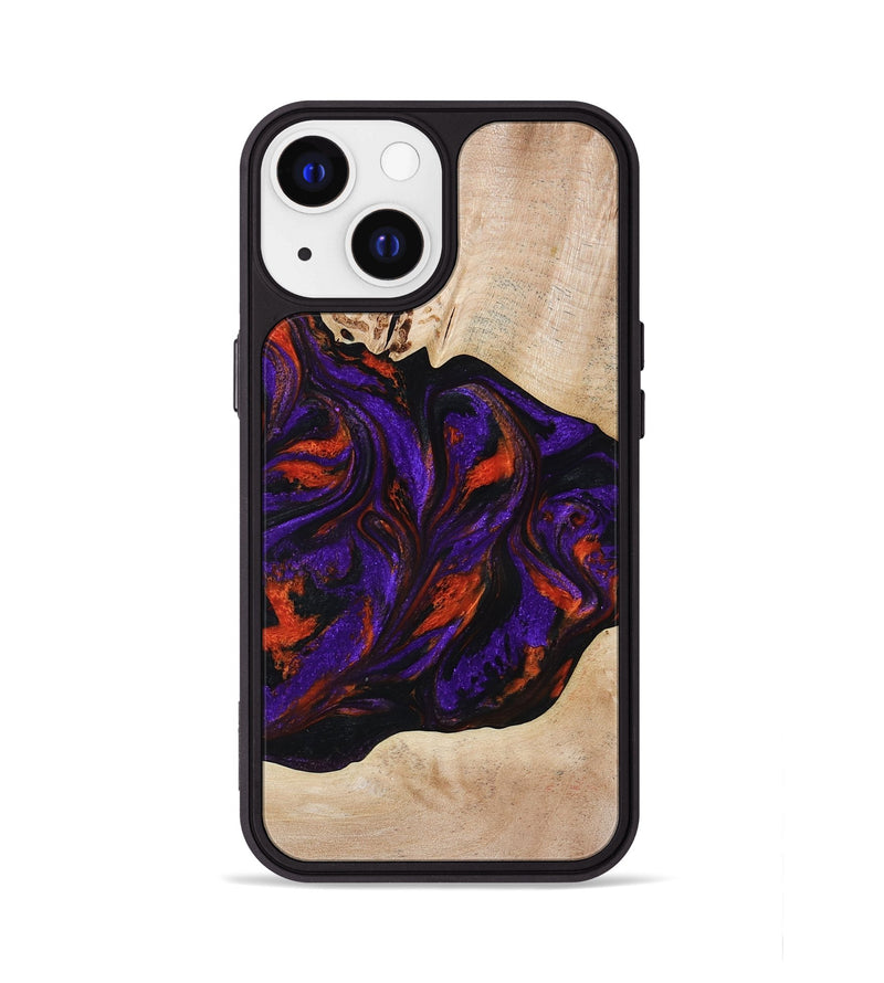 iPhone 13 Wood Phone Case - Elora (Purple, 814518)