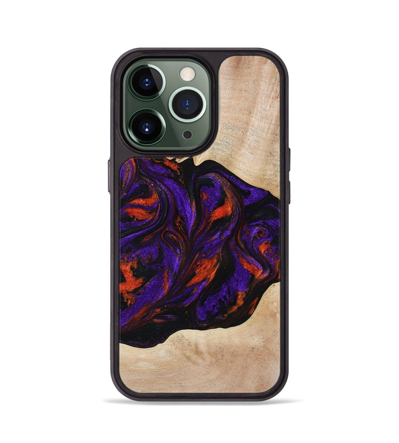 iPhone 13 Pro Wood Phone Case - Elora (Purple, 814518)