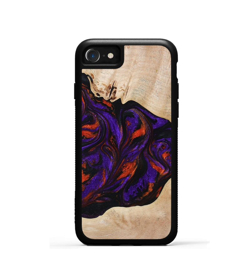 iPhone SE Wood Phone Case - Elora (Purple, 814518)