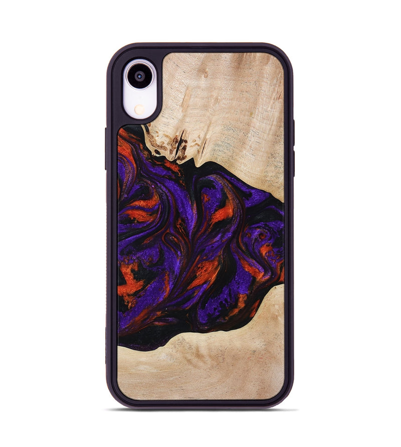 iPhone Xr Wood Phone Case - Elora (Purple, 814518)