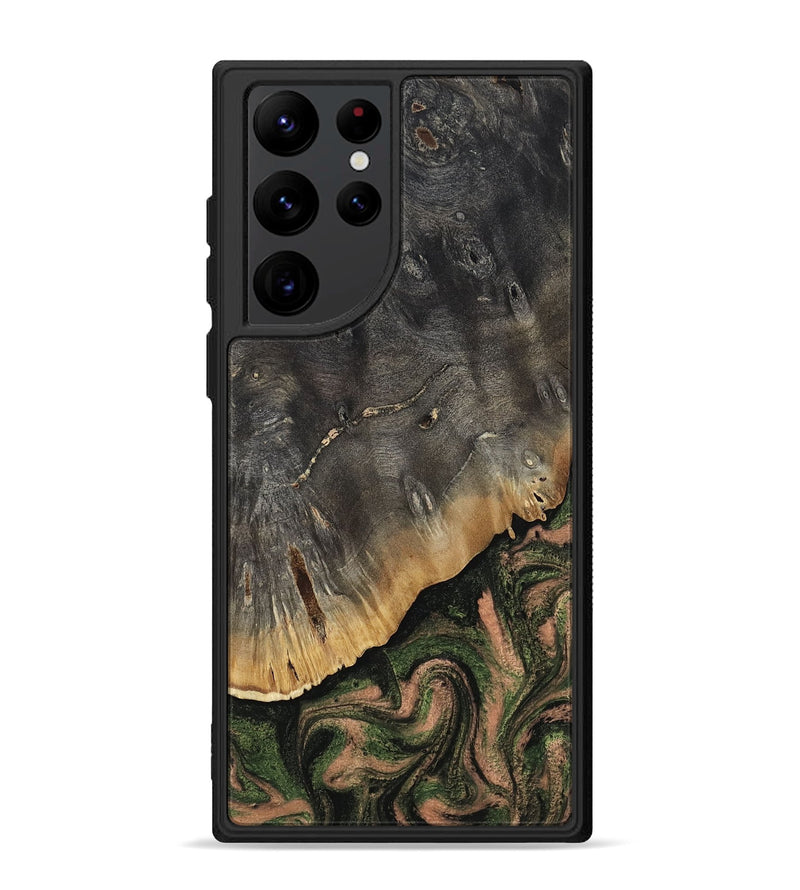 Galaxy S22 Ultra Wood Phone Case - Zaylee (Green, 814523)