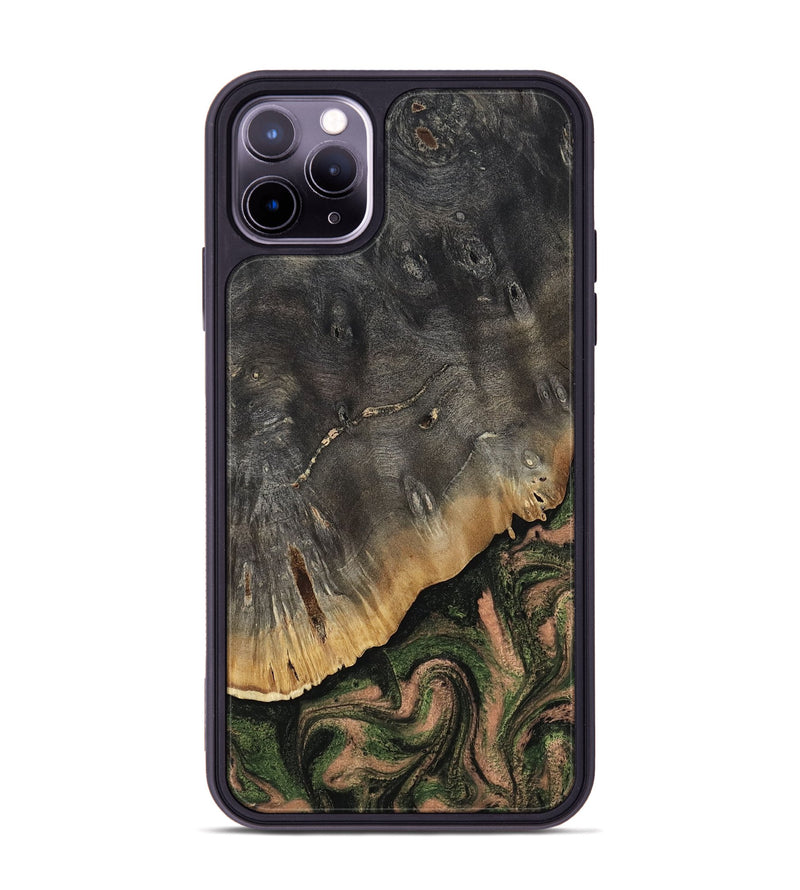 iPhone 11 Pro Max Wood Phone Case - Zaylee (Green, 814523)