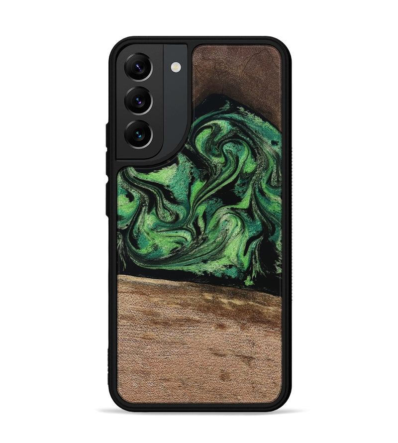 Galaxy S22 Plus Wood Phone Case - Adaline (Green, 814525)