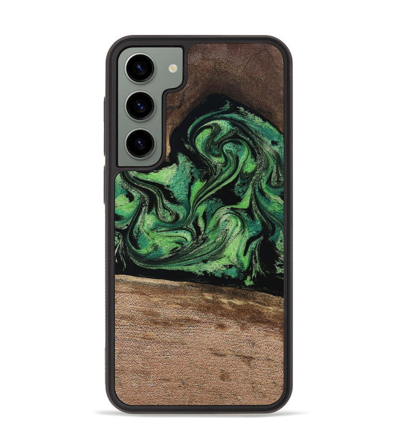 Galaxy S23 Plus Wood Phone Case - Adaline (Green, 814525)