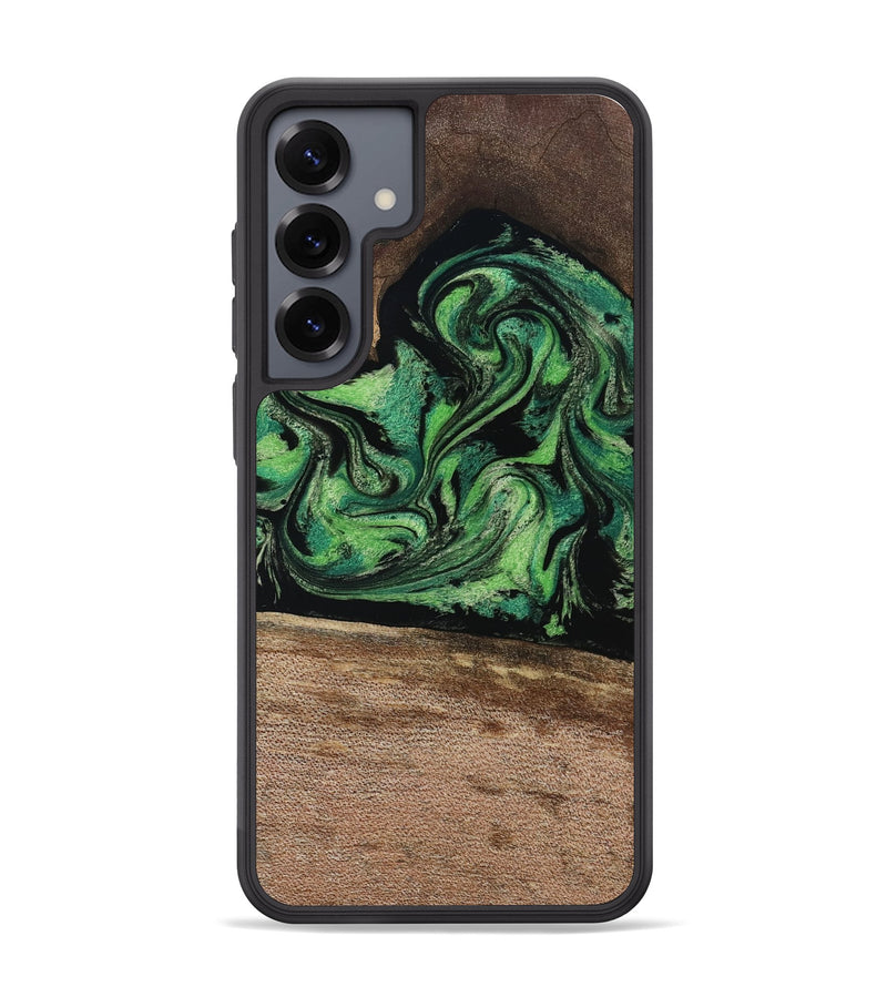 Galaxy S25 Plus Wood Phone Case - Adaline (Green, 814525)