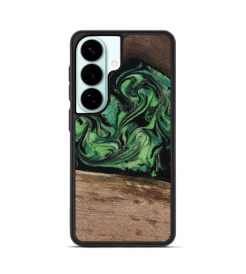Galaxy S26 Wood Phone Case - Adaline (Green, 814525)