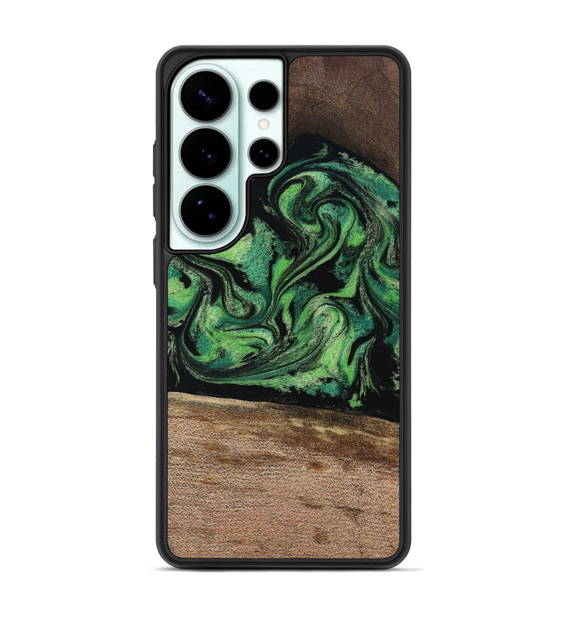 Galaxy S26 Ultra Wood Phone Case - Adaline (Green, 814525)