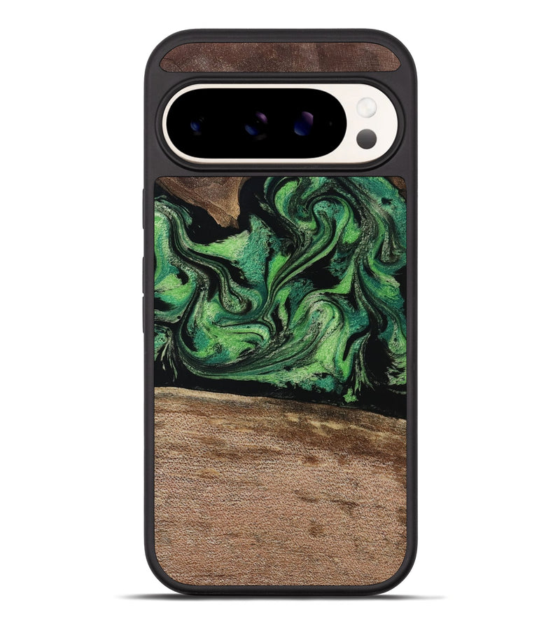 Pixel 10 Pro XL Wood Phone Case - Adaline (Green, 814525)