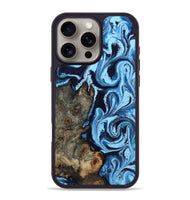 iPhone 16 Pro Max Wood Phone Case - Kelsi (Blue, 814543)