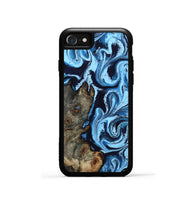iPhone SE Wood Phone Case - Kelsi (Blue, 814543)