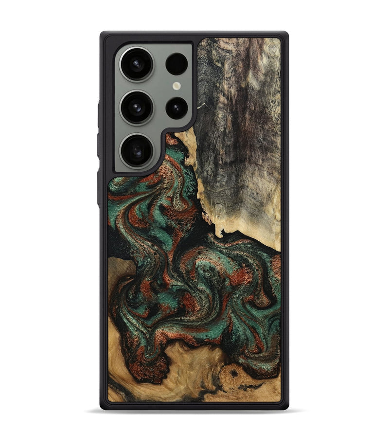 Galaxy S24 Ultra Wood Phone Case - Cleo (Green, 814554)