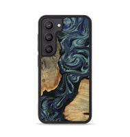 Galaxy S23 Wood Phone Case - Christy (Blue, 814557)