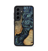 Galaxy S24 Wood Phone Case - Christy (Blue, 814557)