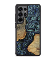 Galaxy S25 Ultra Wood Phone Case - Christy (Blue, 814557)