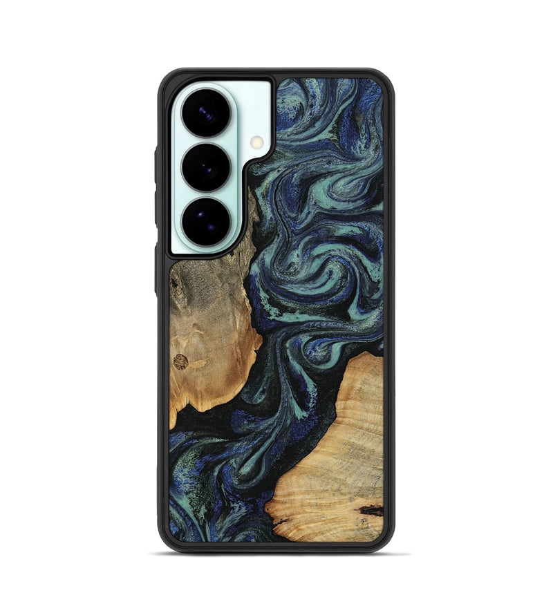 Galaxy S26 Wood Phone Case - Christy (Blue, 814557)