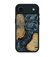 iPhone 17 Air Wood Phone Case - Christy (Blue, 814557)