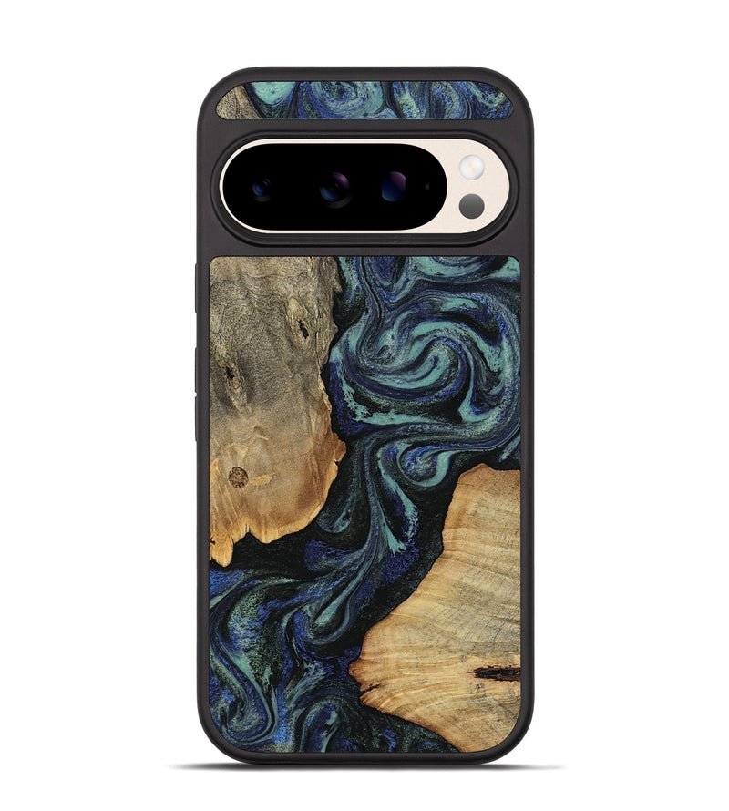 Pixel 10 Pro Wood Phone Case - Christy (Blue, 814557)