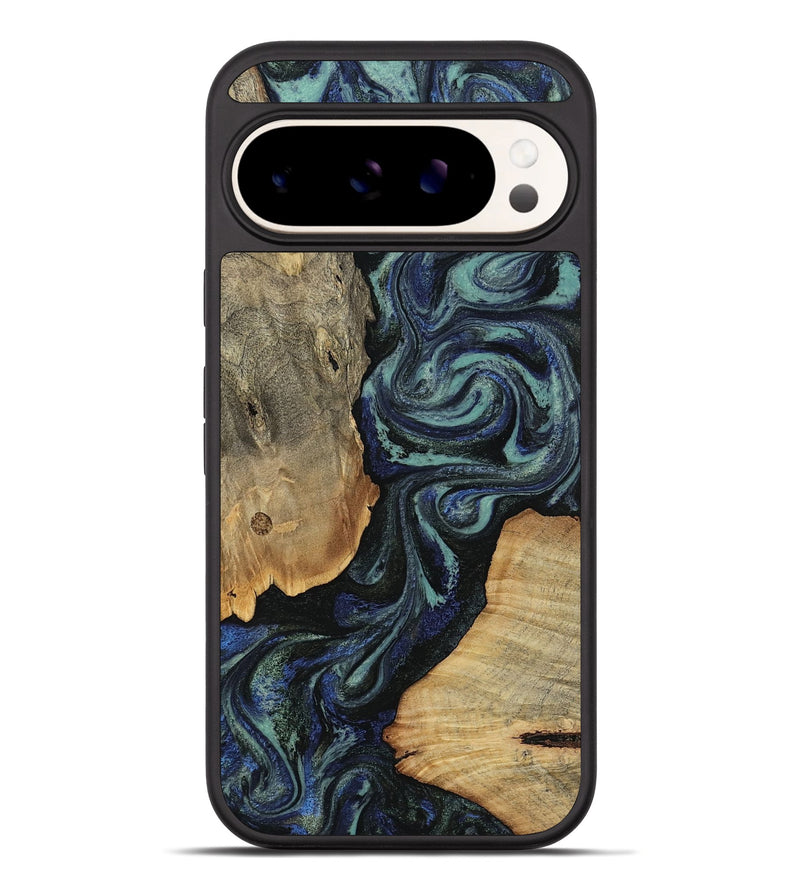 Pixel 10 Pro XL Wood Phone Case - Christy (Blue, 814557)