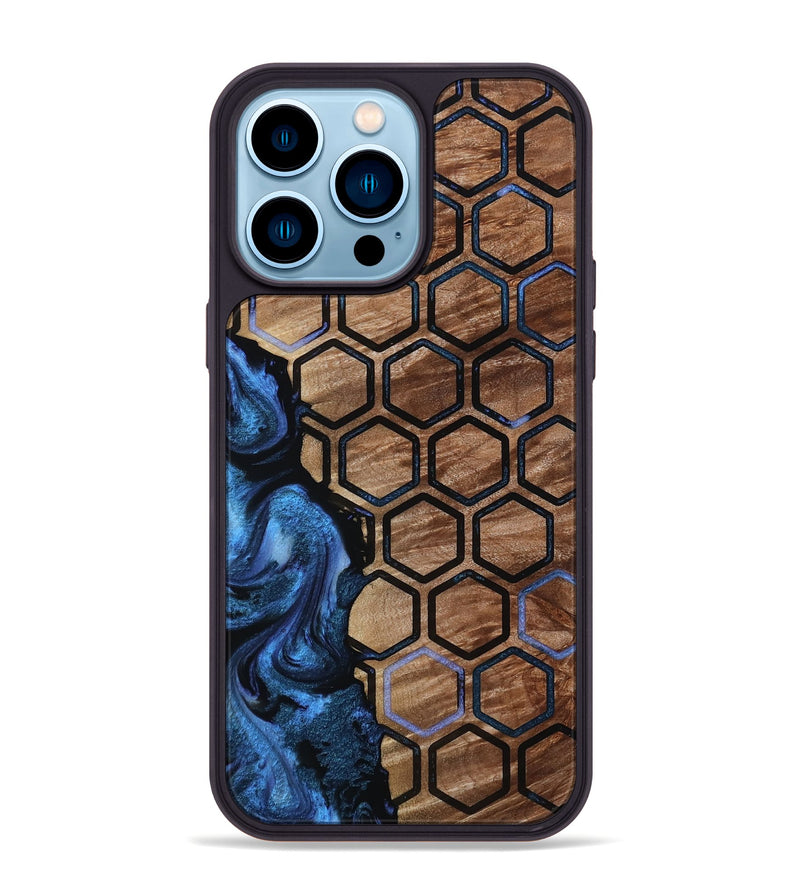 iPhone 14 Pro Max Wood Phone Case - Savanah (Pattern, 814564)