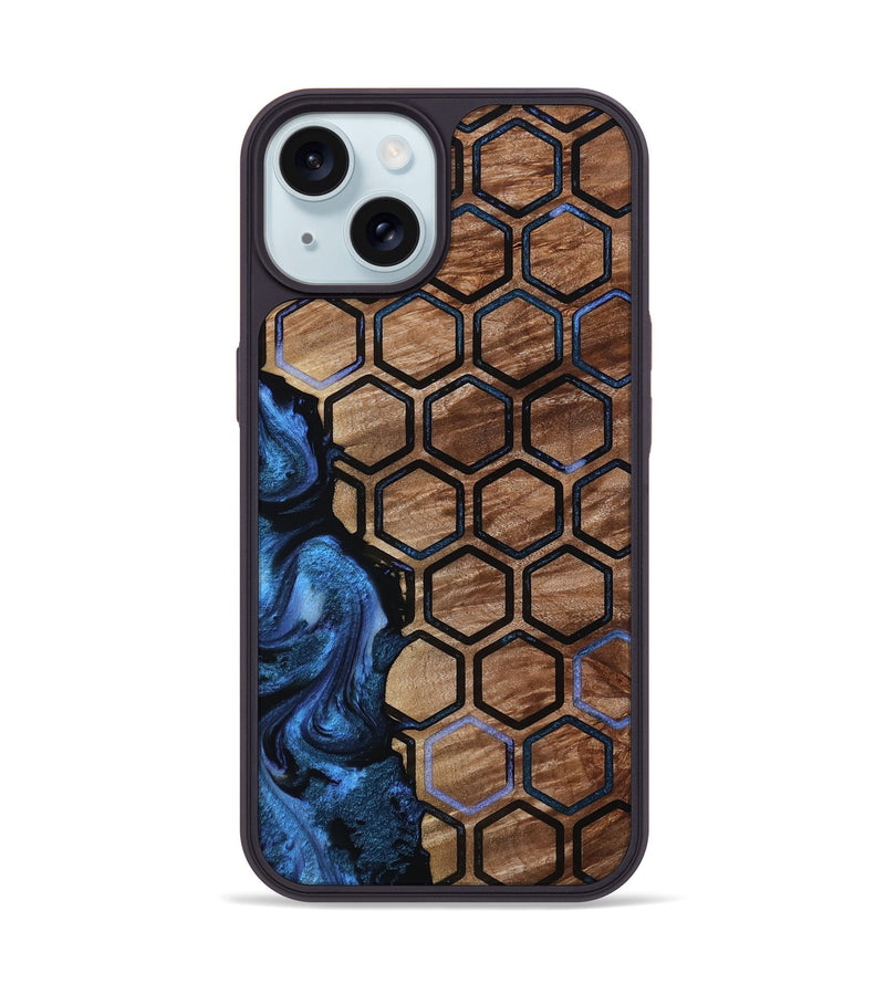 iPhone 15 Wood Phone Case - Savanah (Pattern, 814564)