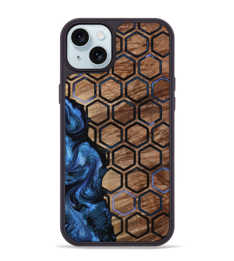 iPhone 15 Plus Wood Phone Case - Savanah (Pattern, 814564)