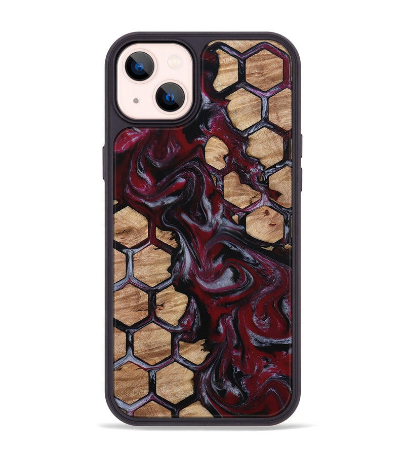 iPhone 14 Plus Wood Phone Case - Dell (Pattern, 814581)