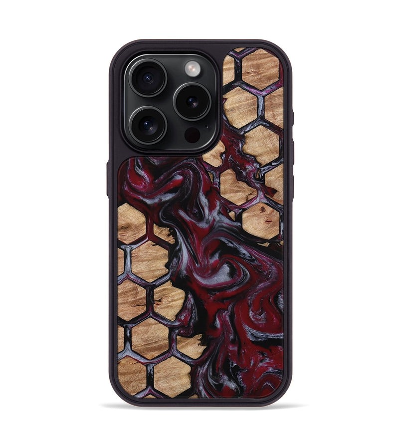 iPhone 15 Pro Wood Phone Case - Dell (Pattern, 814581)