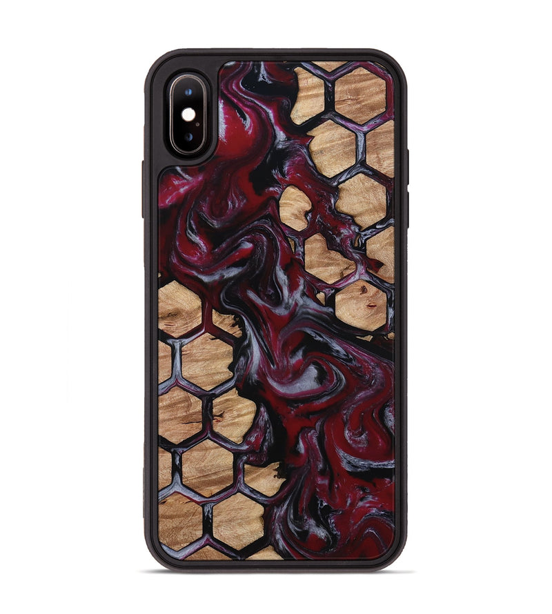 iPhone Xs Max Wood Phone Case - Dell (Pattern, 814581)