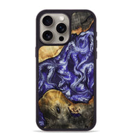 iPhone 15 Pro Max Wood Phone Case - Yasmeen (Purple, 814593)