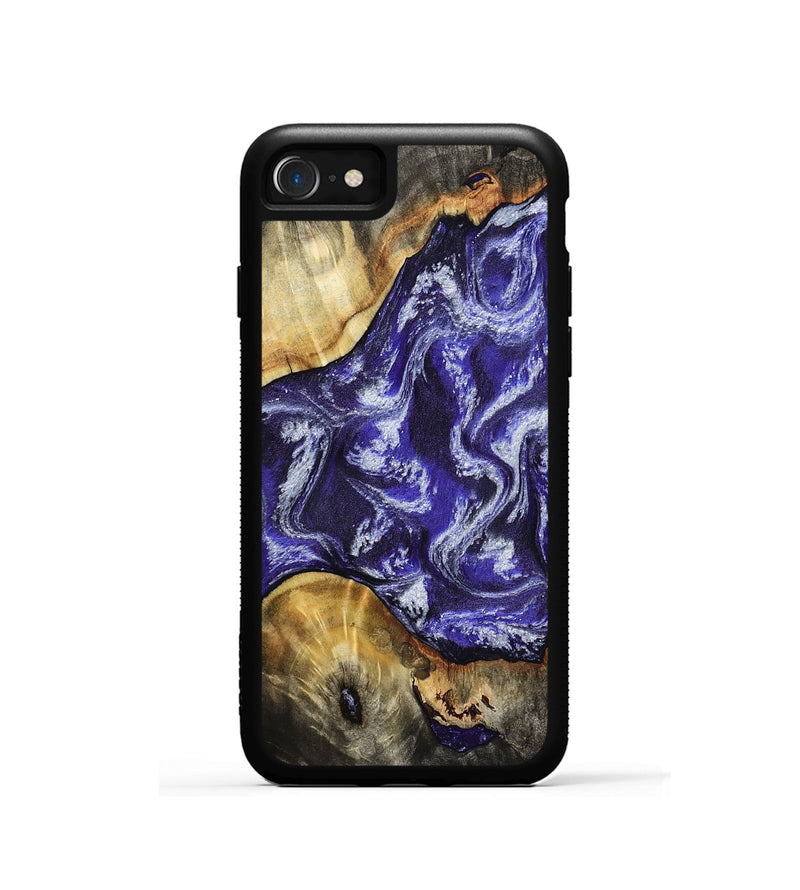 iPhone SE Wood Phone Case - Yasmeen (Purple, 814593)