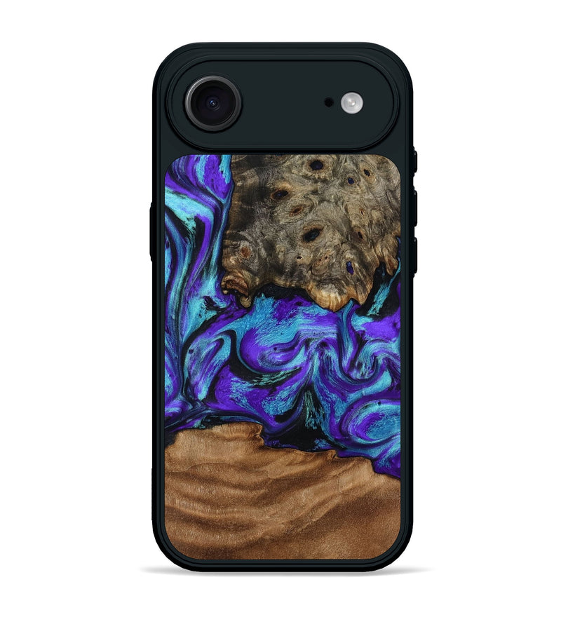 iPhone 17 Air Wood Phone Case - Mikael (Purple, 814596)