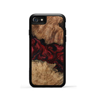 iPhone SE Wood Phone Case - Katy (Red, 814602)