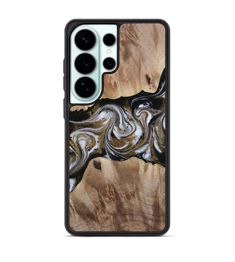Galaxy S26 Ultra Wood Phone Case - Vienna (Black & White, 814606)