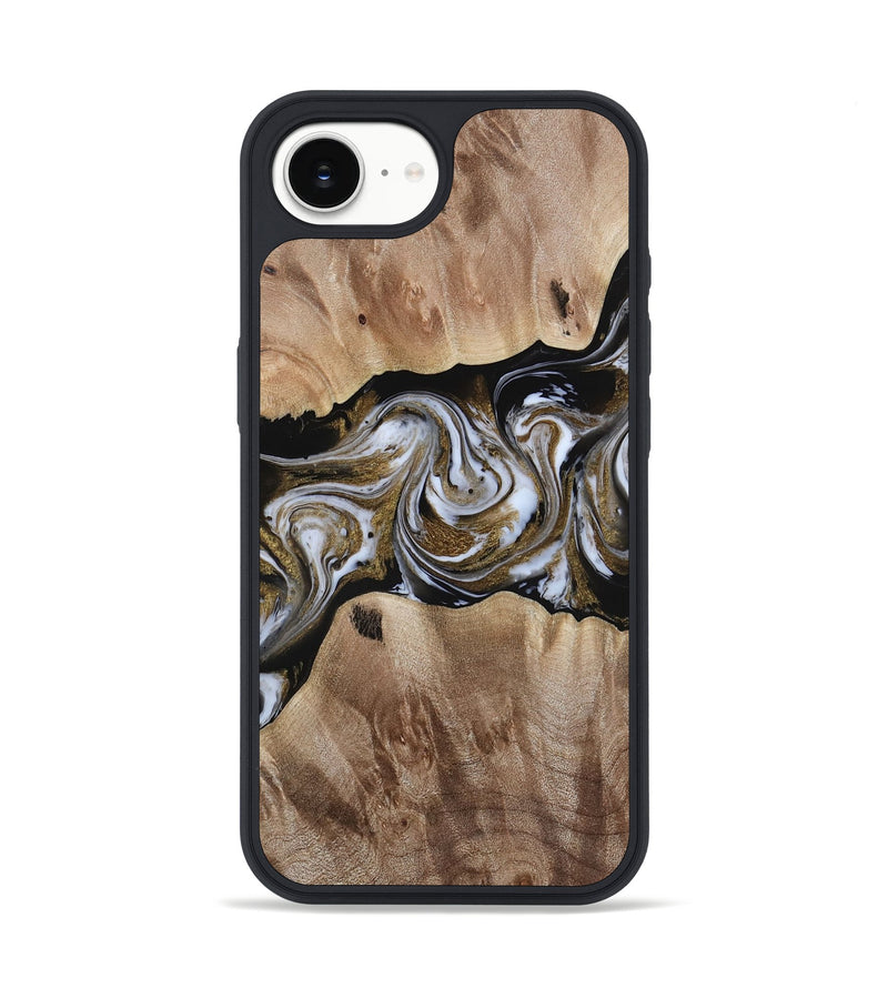 iPhone 17e Wood Phone Case - Vienna (Black & White, 814606)