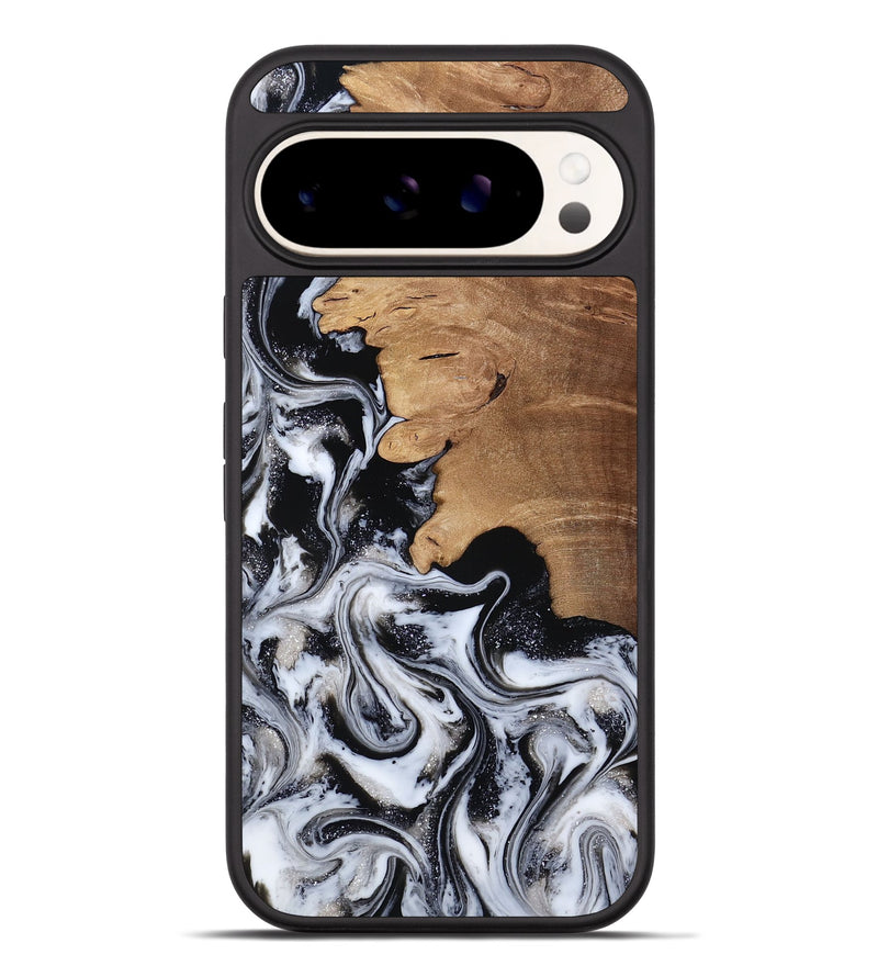 Pixel 9 Pro XL Wood Phone Case - Chantal (Black & White, 814608)