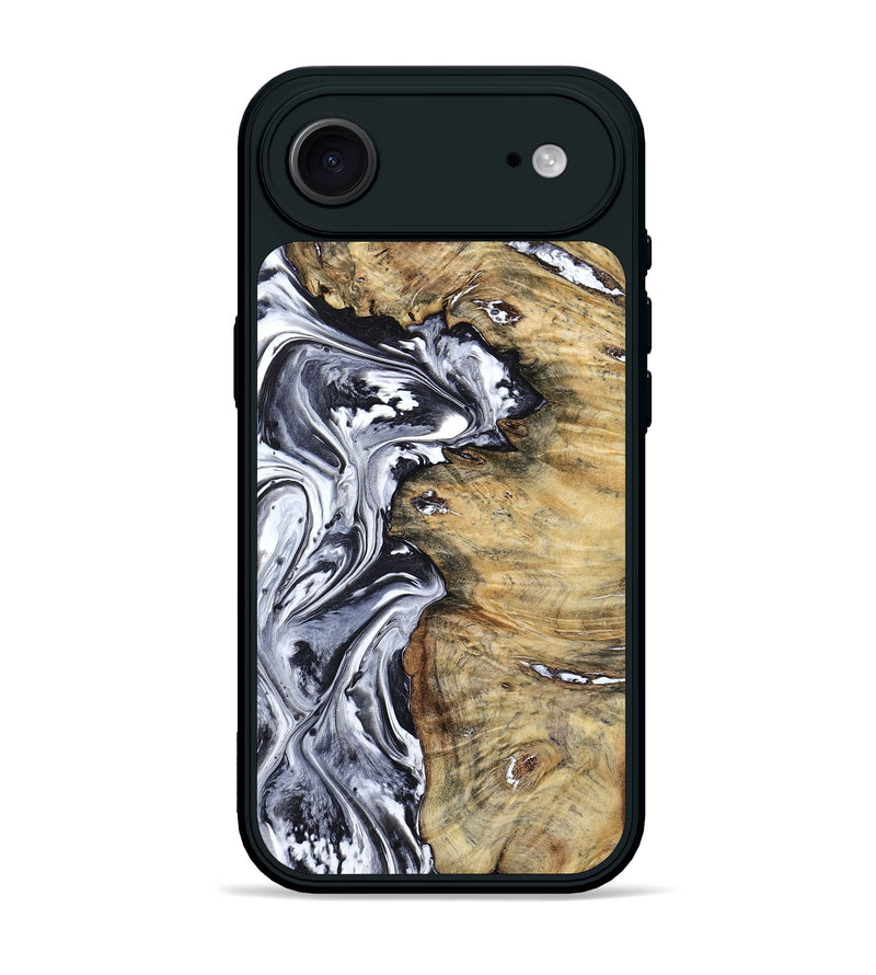 iPhone 17 Air Wood Phone Case - Zander (Black & White, 814610)