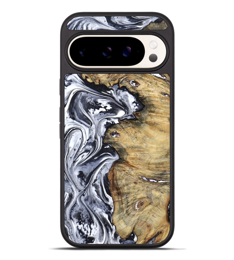 Pixel 9 Pro XL Wood Phone Case - Zander (Black & White, 814610)