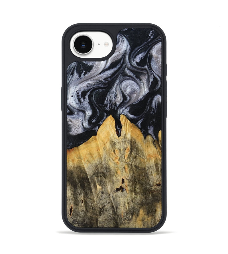 iPhone 17e Wood Phone Case - Lyndsey (Black & White, 814611)