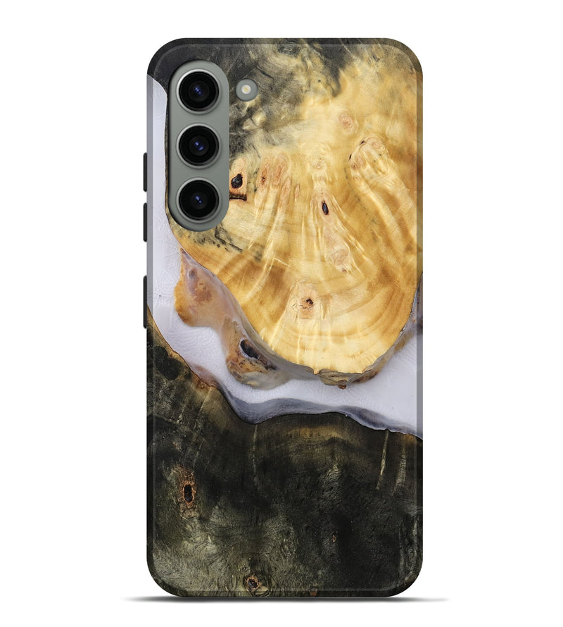 Galaxy S23 Plus Wood Live Edge Phone Case - Aidan (Clear, 814614)