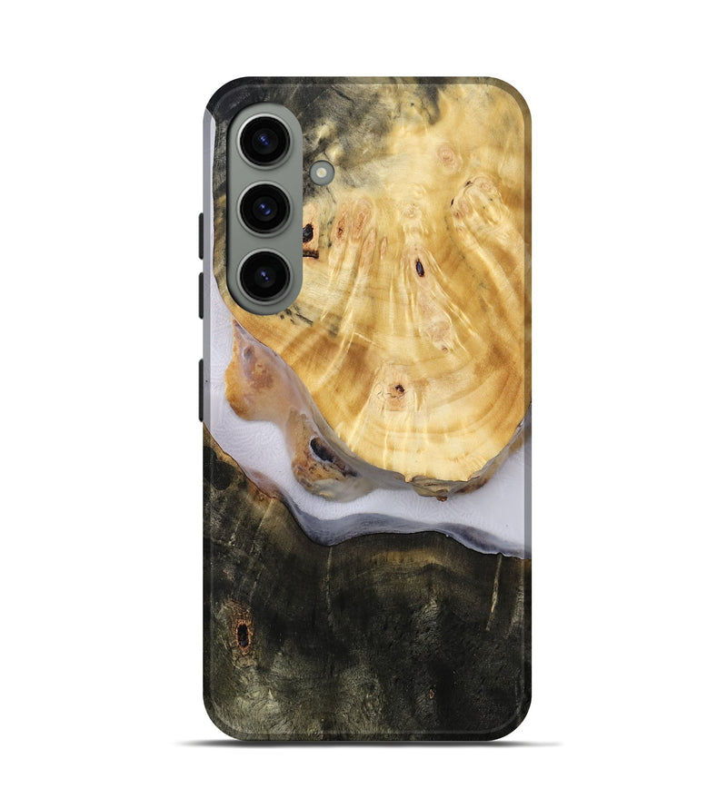 Galaxy S24 Wood Live Edge Phone Case - Aidan (Clear, 814614)