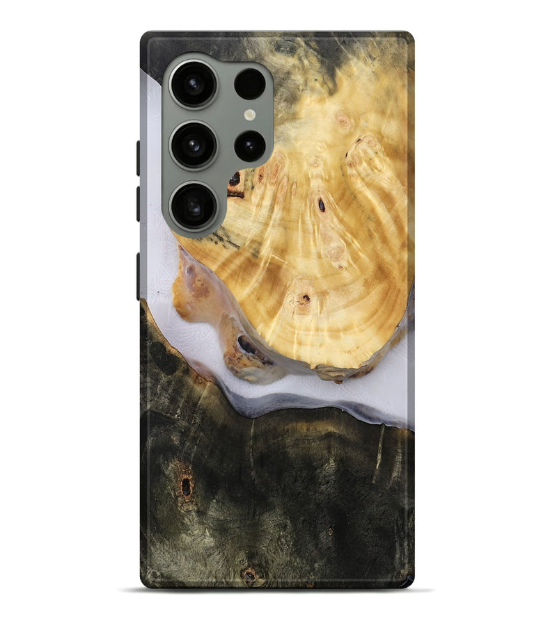 Galaxy S24 Ultra Wood Live Edge Phone Case - Aidan (Clear, 814614)