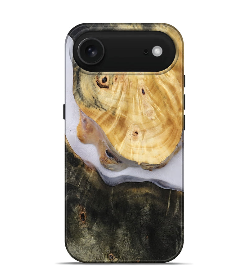 iPhone 17 Air Wood Live Edge Phone Case - Aidan (Clear, 814614)