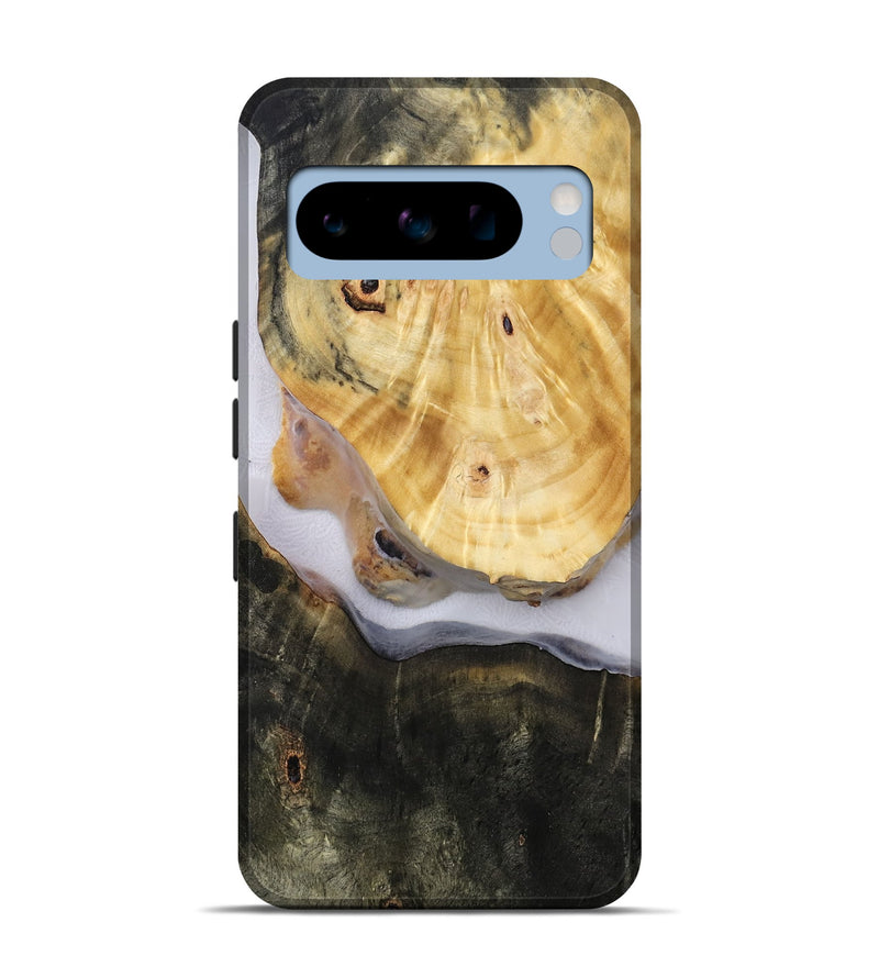 Pixel 8 Pro Wood Live Edge Phone Case - Aidan (Clear, 814614)